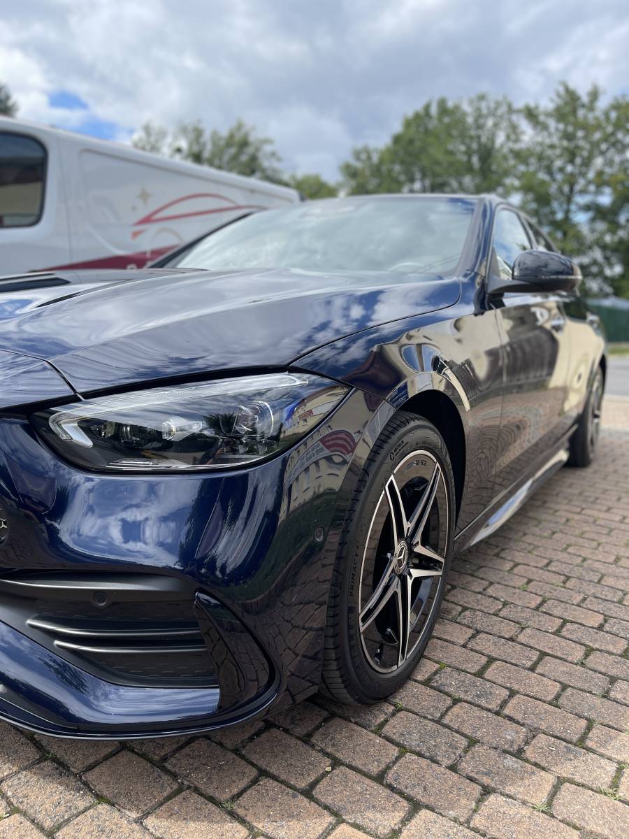 PPF XPEL FUSION  face avant – traitement céramique Gtechniq 9 ans - Mercedes classe C– Paris