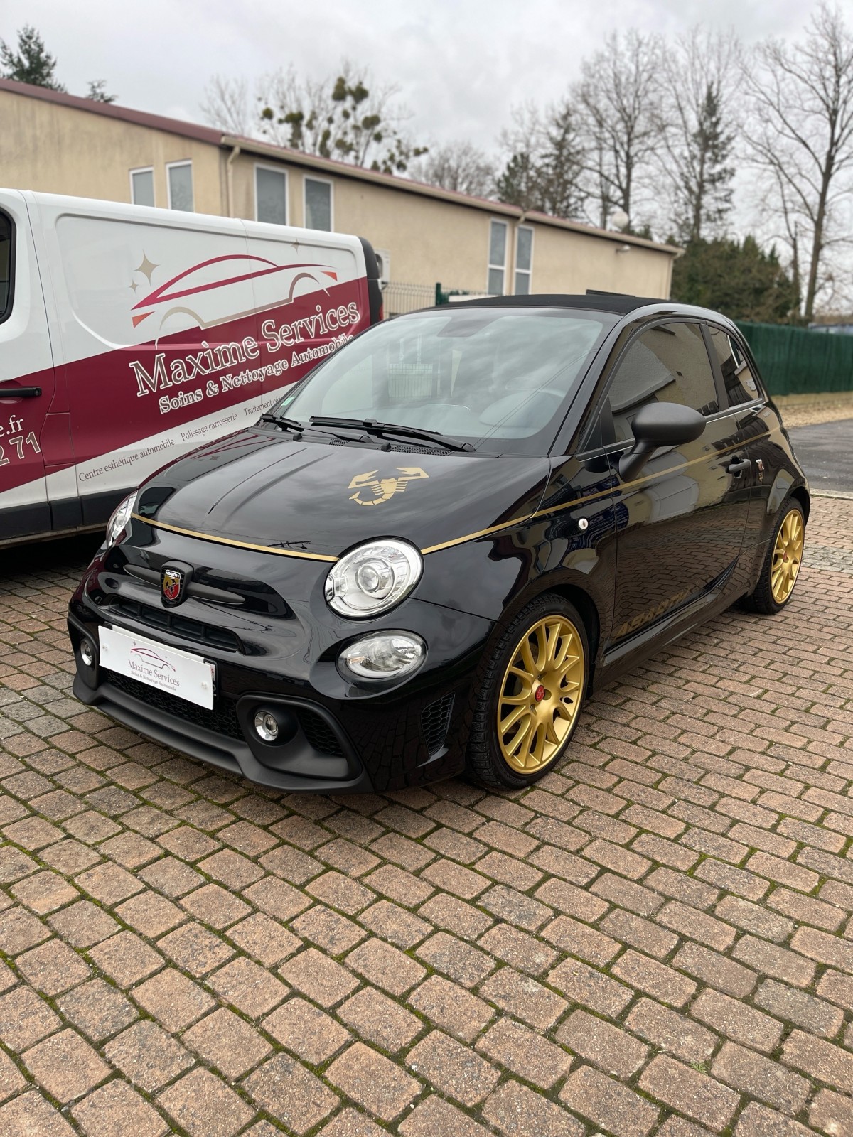Traitement céramique Gtechniq 9 ans – Fiat 500 Abarth – Ermenonville
