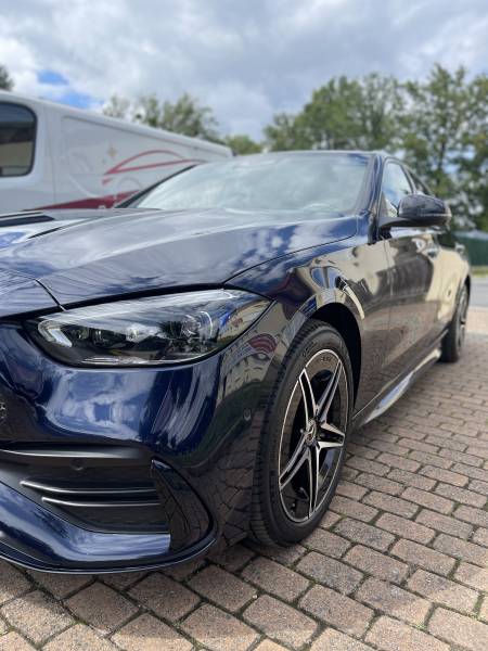 PPF XPEL FUSION face avant – Traitement céramique Gtechniq 9 ans -  Mercedes classe C – Senlis